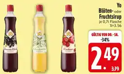 Edeka Yo Blüten- oder Fruchtsirup Angebot