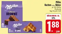 Edeka Milka Kuchen oder Kekse Angebot