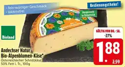 Edeka Bioland Andechser Natur Bio-Alpenblumen-Käse Angebot