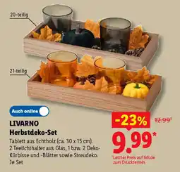 Lidl LIVARNO Herbstdeko-Set Angebot