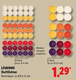 Lidl LIVARNO Duftlichter Angebot