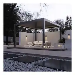 Netto Marken-Discount Weide Deluxe Plus Elektrisch Pavillon Terrassenüberdachung Alu Led 4 X 4 M Angebot