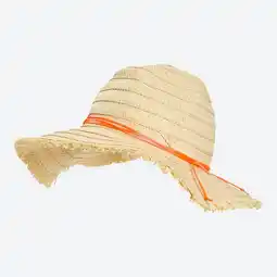 NKD Damen-Hut aus Papierstroh mit Neonhutband Angebot