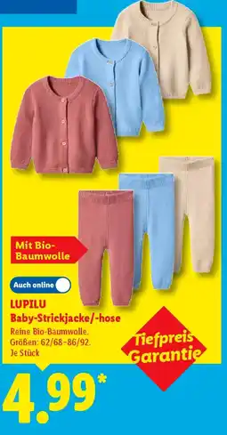 Lidl LUPILU Baby-Strickjacke/-hose Angebot