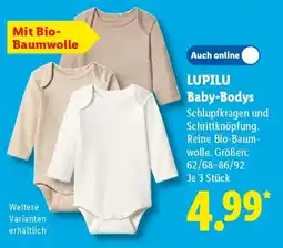 Lidl LUPILU Baby-Bodys Angebot