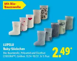 Lidl LUPILU Baby-Söckchen Angebot