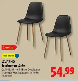 Lidl LIVARNO Esszimmerstühle Angebot