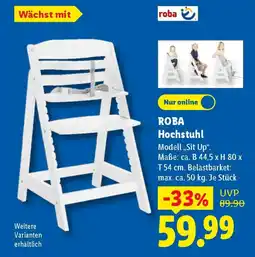 Lidl ROBA Hochstuhl Angebot