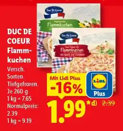 Lidl Duc De Coeur Flammkuchen Angebot