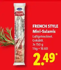 Lidl French Style Mini-Salamis Angebot