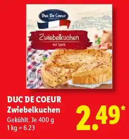 Lidl DUC DE COEUR Zwiebelkuchen Angebot