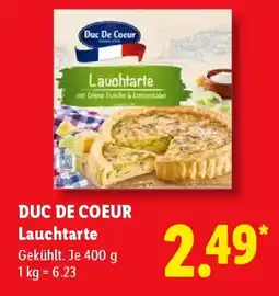 Lidl DUC DE COEUR Lauchtarte Angebot