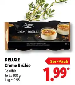 Lidl DELUXE Crème Brûlée Angebot