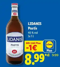Lidl LIDANIS Pastis Angebot