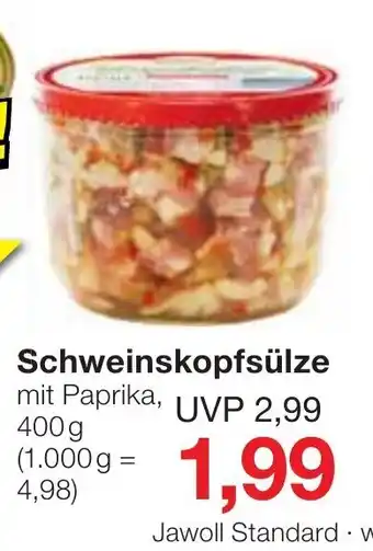 Jawoll Schweinskopfsülze 400g Angebot