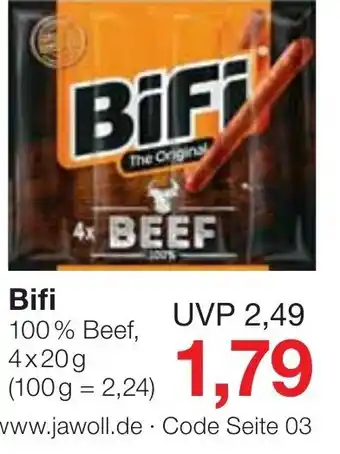 Jawoll Bifi 4 x 20g Angebot