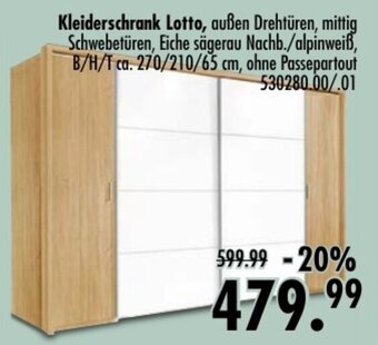 Möbel Boss Kleiderschrank Lotto Angebot