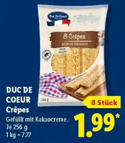 Lidl DUC DE COEUR Crêpes Angebot
