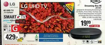 Marktkauf Lg 4k Uhd Tv „tv 43up8009” Xoro Streaming-box 4k „hst280” Angebot