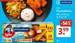 Aldi Süd IGLO Fischstäbchen Angebot