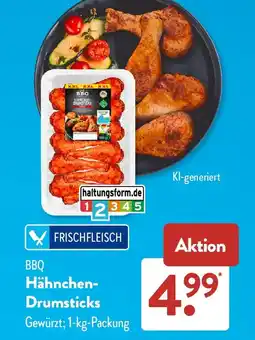 Aldi Süd BBQ Hähnchen- Drumsticks Angebot