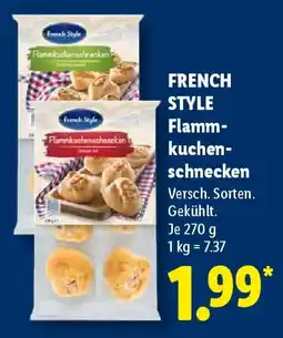 Lidl French Style Flammkuchenschnecken Angebot