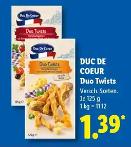 Lidl DUC DE COEUR Duo Twists Angebot