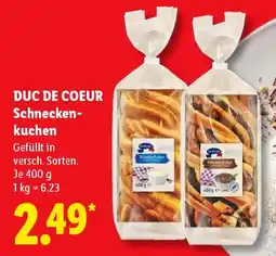 Lidl DUC DE COEUR Schneckenkuchen Angebot