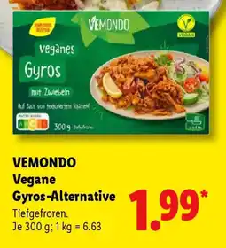 Lidl VEMONDO Vegane Gyros-Alternative Angebot
