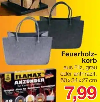 Jawoll Feuerholz-korb 50x34x27cm Angebot