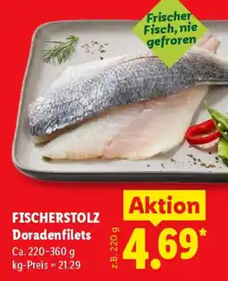 Lidl FISCHERSTOLZ Doradenfilets Angebot