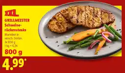 Lidl XXL GRILLMEISTER Schweine-rückensteaks Angebot