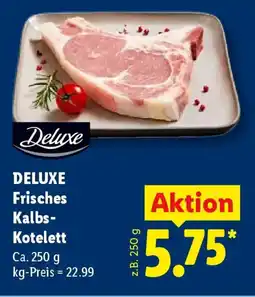 Lidl Deluxe Frisches Kalbs-Kotelett Angebot