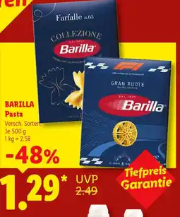 Lidl Barilla Pasta Angebot