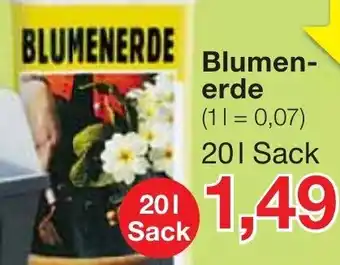 Jawoll Blumen-erde 20l Sack Angebot