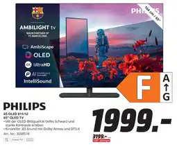 MediaMarkt PHILIPS 65 OLED 811/12 65" OLED TV Angebot