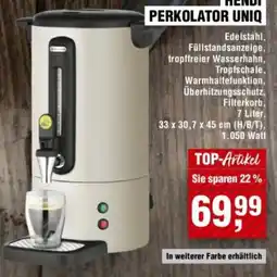 Handelshof HENDI PERKOLATOR UNIQ Angebot