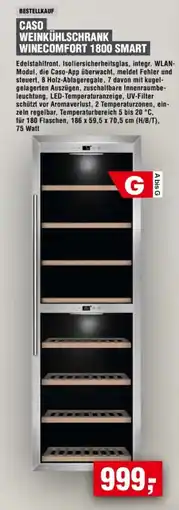Handelshof CASO WEINKÜHLSCHRANK WINECOMFORT 1800 SMART Angebot