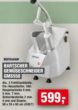 Handelshof BARTSCHER GEMÜSE SCHNEIDER GMS550 Angebot