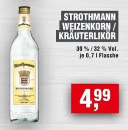 Handelshof Strothmann Weizenkorn / Kräuterlikör Angebot