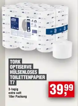 Handelshof TORK OPTISERVE HÜLSENLOSES TOILETTENPAPIER T7 Angebot