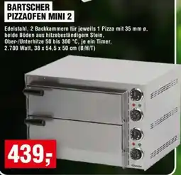 Handelshof BARTSCHER PIZZAOFFEN MINI 2 Angebot
