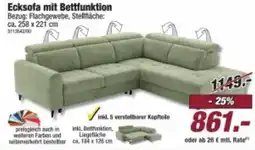 Poco Ecksofa mit Bettfunktion Angebot