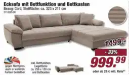 Poco Ecksofa mit Bettfunktion und Bettkasten Angebot