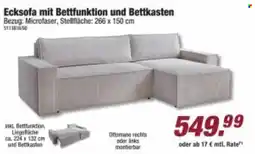 Poco Ecksofa mit Bettfunktion und Bettkasten Angebot