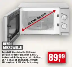 Handelshof HENDI MIKROWELLE Angebot