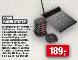Handelshof HENDI PAGER-SYSTEM Angebot