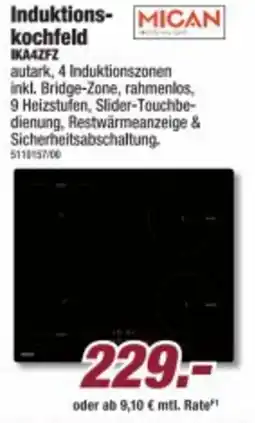 Poco Induktionskochfeld Mican Angebot
