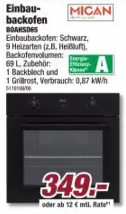 Poco Mican Einbau-backofen Angebot