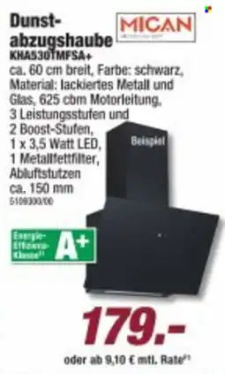 Poco MICAN Dunstabzugshaube KHA530TMFSA+ Angebot